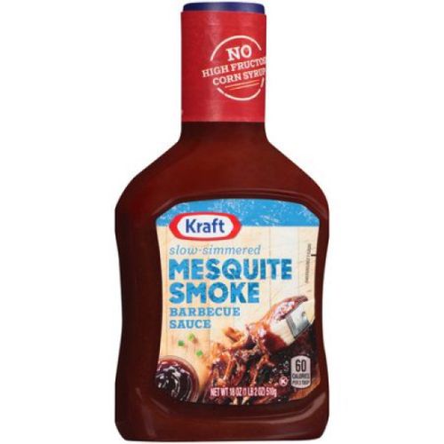 Kraft Slow-Simmered Mesquite Smoke Barbecue Sauce , 18 oz Bottle