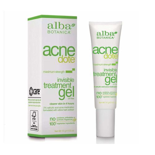 Alba Botanica Acnedote Maximum Strength Invisible Treatment Gel  0.5 oz.