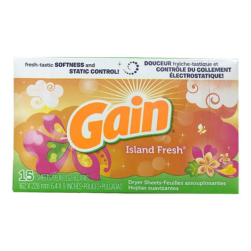 Gain Island Fresh Dryer Sheets, 15-ct. Boxes buy 6 and the other one is free