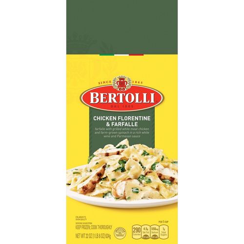 Bertolli Frozen Chicken Florentine & Farfalle - 22oz