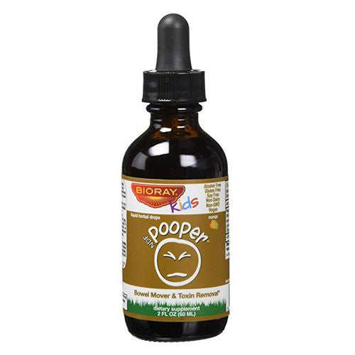 Kids  NDF Pooper  Bowel Mover & Toxin Removal  Mango   2 fl oz (60 ml)  Bioray