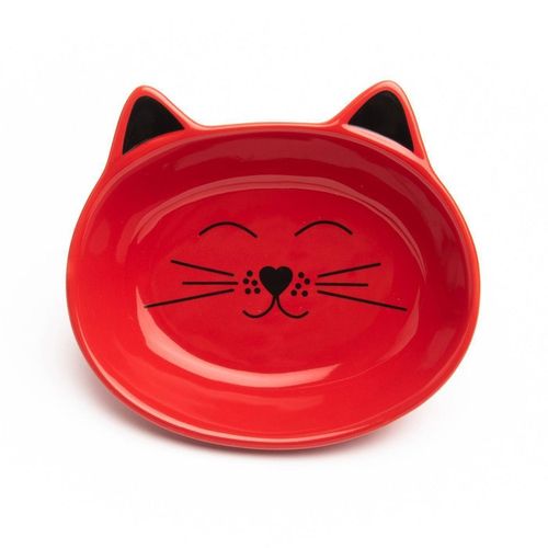 Park Life Designs Oscar Cat Dish | Red