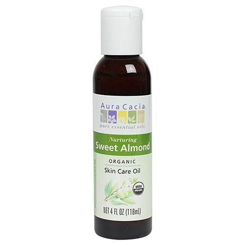 Aura Cacia - Certified Organic Skin Care Oil Sweet Almond - 4 fl. oz.