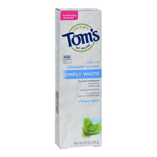 Toms Of Maine, Tthpste Whte Mint Cln - 4.7oz