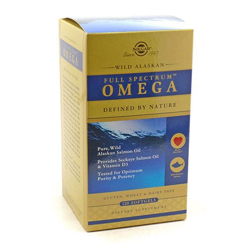 Solgar Wild Alaskan Full Spectrum Omega 120 Softgels