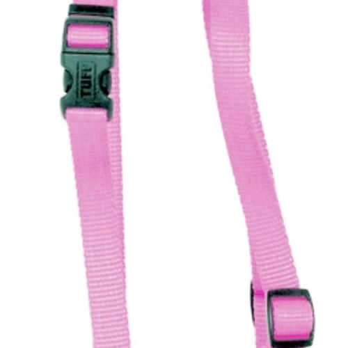 Coastal Pet Products 06343 PKB14 3/8 Inch Nylon Standard Adjustable Dog Harness, X-Small, 10 - 18 Inch Girth, Pink Bright