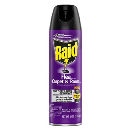 Raid Flea Killer Plus Carpet & Room Spray  16 oz
