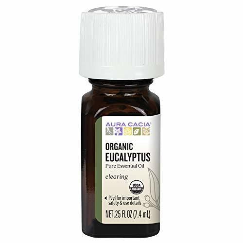 Aura Cacia Organic Essential Oil Eucalyptus 0.25 fl oz Liq