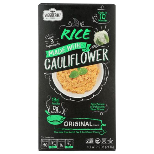 Veggiecraft Farms Original Rice Made with Cauliflower, 7.5 oz.