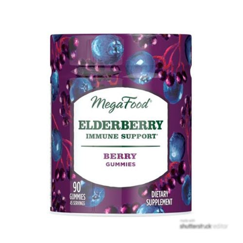 MegaFood  Elderberry  Immune Support  Berry  90 Gummies