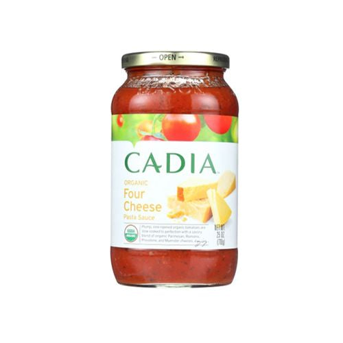 CADIA, ORGANIC FOUR CHEESE PASTA SAUCE