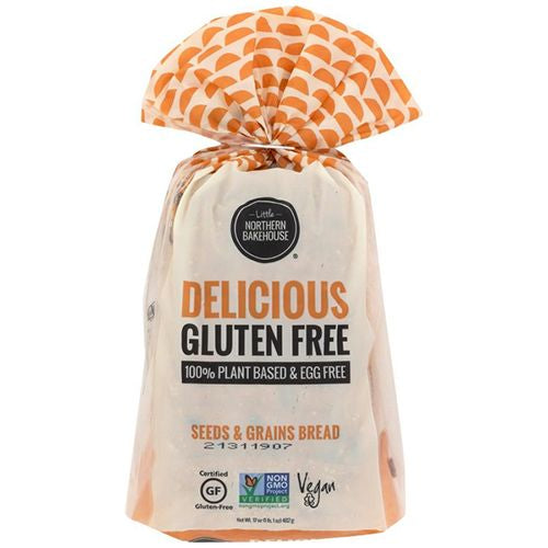 GLUTEN FREE DELICIOUS SEEDS & GRAINS 100% PLANT BASED + EGG FREE BREAD, SEEDS & GRAINS