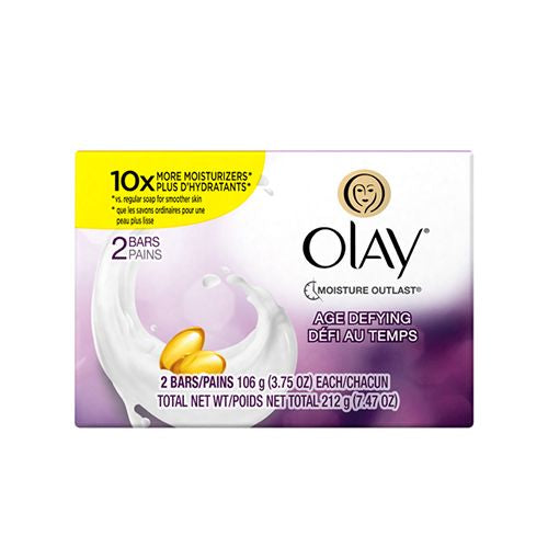 Olay Moisture Outlast Age Defying Beauty Bar 3.75 oz  2 count