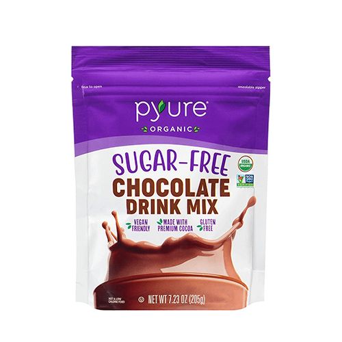 Organic Chocolate Drink Mix with Cocoa by Pyure | Sugar-Free, Keto, 1 Net Carb | 7.23 Ounce (B086RR977W)