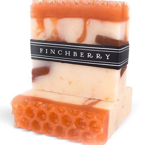 Finchberry Renegade Honey Handcrafted Soap, 4.5 Oz 2 Bars