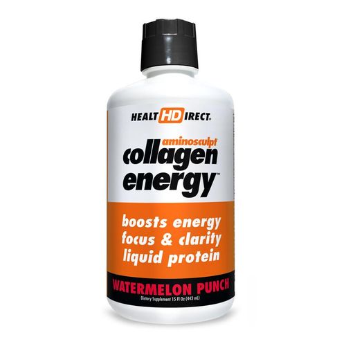 Health Direct Aminosculpt Collagen Energy [watermelon Punch] 2 Fl. Oz.