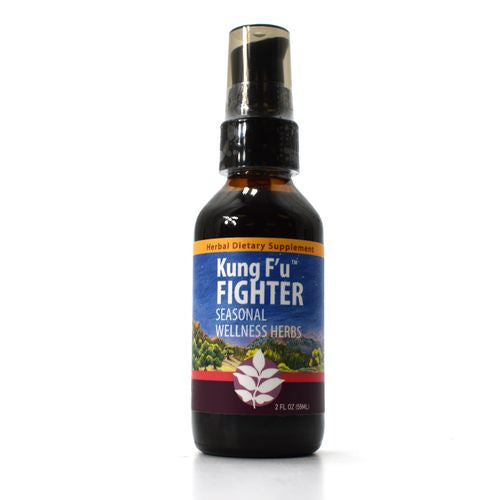 WishGarden Herbal Remedies WishGarden Herbs — Kung-F'u Fighter Herbal Formula — Gluten Free — 2 oz Pump Top