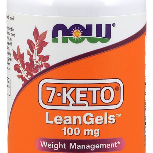 NOW Supplements  7-Keto LeanGels 100 mg with CLA  Green Tea Extract  Acetyl-L-Carnitine and Rhodiola Extract  60 Softgels