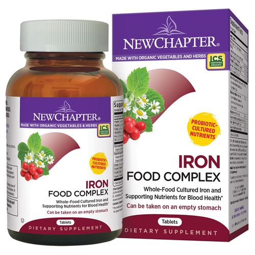 New Chapter Iron Food Complex Tablets  60 Ct