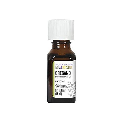 Aura Cacia Oregano Pure Essential Oil 0.5 fl oz Liq