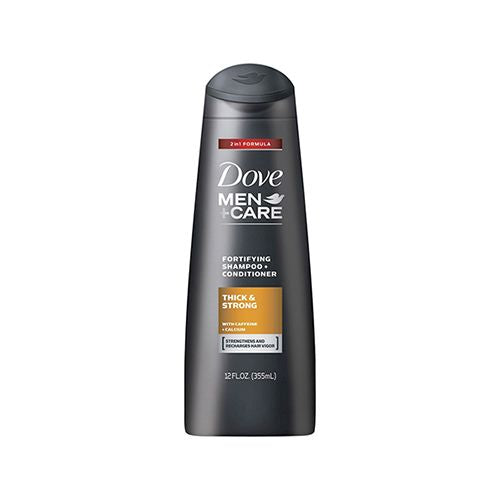 Dove Men+Care Fortifying Thickening 2 in 1 Shampoo Plus Conditioner with Caffeine & Calcium  12 fl oz