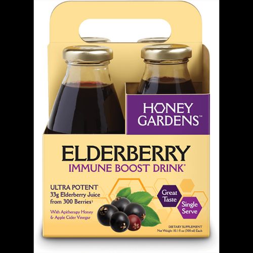 Honey Gardens 4 Pk Elderberry Drink