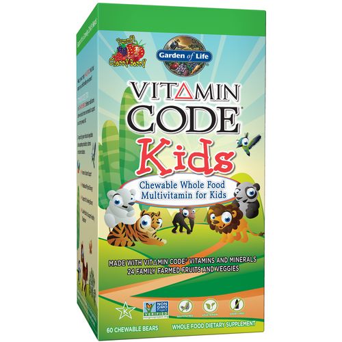 Garden of Life Vitamin Code Kids Multi  60 Chewable Bears