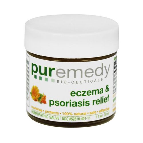 Puremedy Eczema & Psoriasis Relief Ointment  Homeopathic All Natural Salve Soothes And Relieves Symptoms Of Dry  Itchy  Flaky  Scratchy  Weepy Skin  1 oz. (Pack of 1)