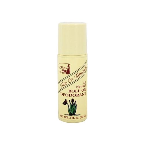 Alvera All Natural Roll-On Deodorant Aloe & Almonds 3 fl oz Liq