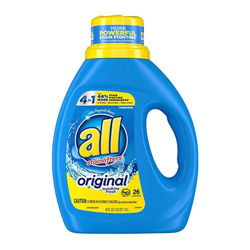 All Detergent, with Stainlifters, Original - 40 fl oz