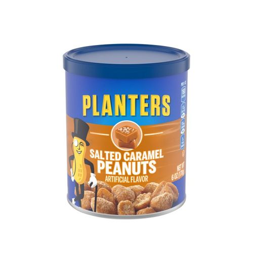 PLANTERS, PLANTERS SALTED CARAMEL PEANUTS, ARTIFICIAL FLAVORED