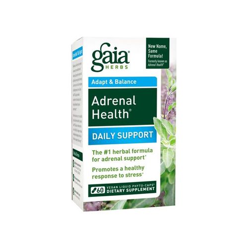 Gaia Herbs - Adrenal Health Daily Support - 60 Vegan Liquid Phyto-Caps