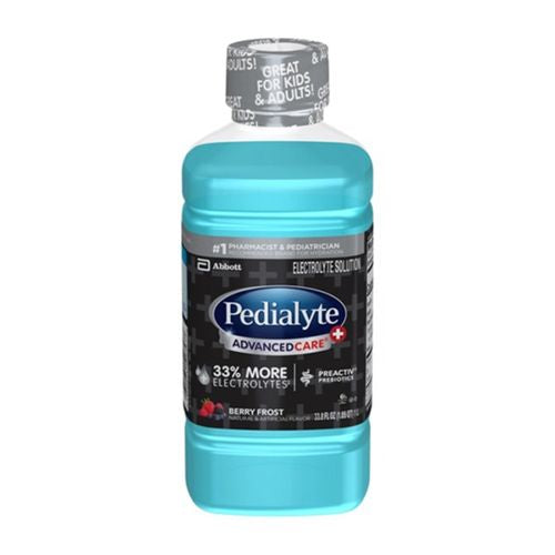 Pedialyte Advanced Care Plus Electrolyte Drink  Berry Frost 1 Liter