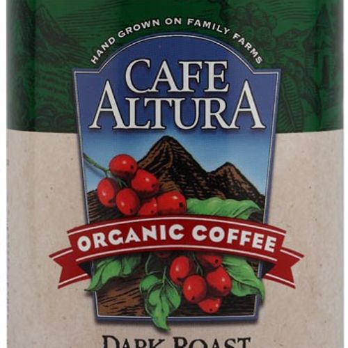 Café Altura, Dark Roast, Organic Ground Coffee, 12 oz