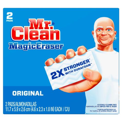 Mr. Clean Magic Eraser Original  Cleaning Pads with Durafoam  2 Ct