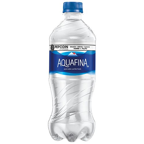 Aquafina Purified Water, 20 oz Bottle