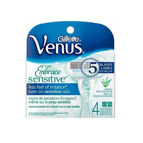 Venus Deluxe Smooth Sensitive Women s Razor Blade Refills  4 Count