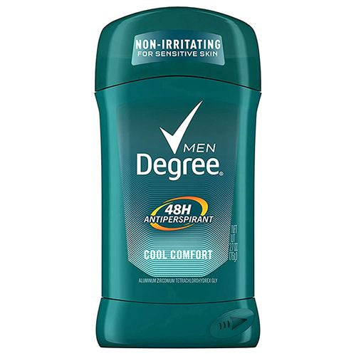 Degree Men Original Antiperspirant Deodorant Non-Irritating for Sensitive Skin Cool Comfort Deodorant for Men 2.7 oz