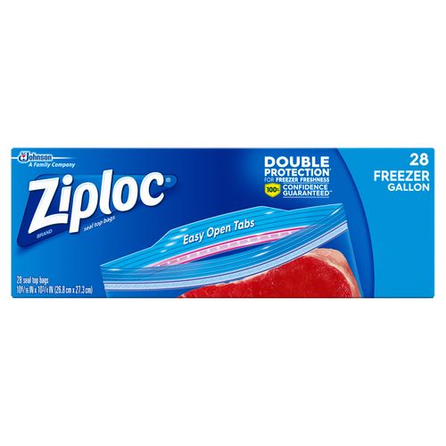 Ziploc Freezer Bags 1 Gal - 28 Ct