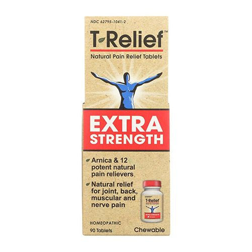 MediNatura T-Relief Extra Strength Natural Pain Relief Arnica +12  100 Tabs