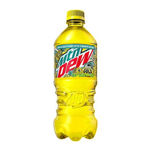 Mtn Dew Baja Blast, 16.9 oz Bottles