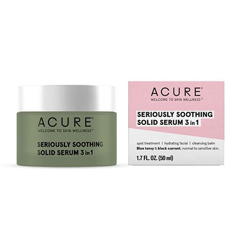 Acure 3-In-1 Seriously Soothing Solid Serum - 1.7 fl oz