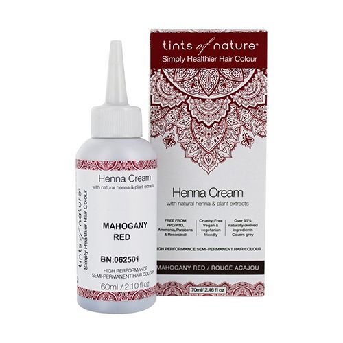 Tints Of Nature - Henna Cream Hair Coloring Mahogany Red - 2.46 fl. oz.