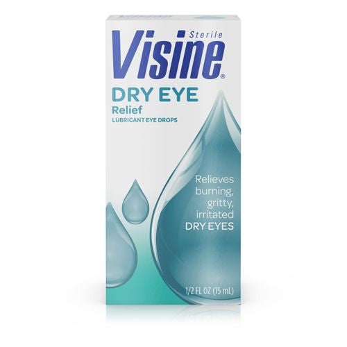 Visine Dry Eye Relief Lubricating Eye Drops for Dry Eyes  0.5 fl. oz