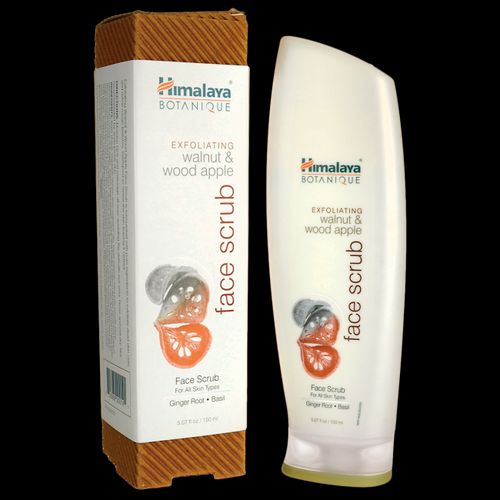 Himalaya Botanique Exfoliating Walnut & Wood Apple Face Scrub for Younger  Renewed Skin  5.07 oz