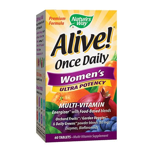 Alive! Women s Ultra Potency Complete Daily Multivitamin Tablets  60 Count