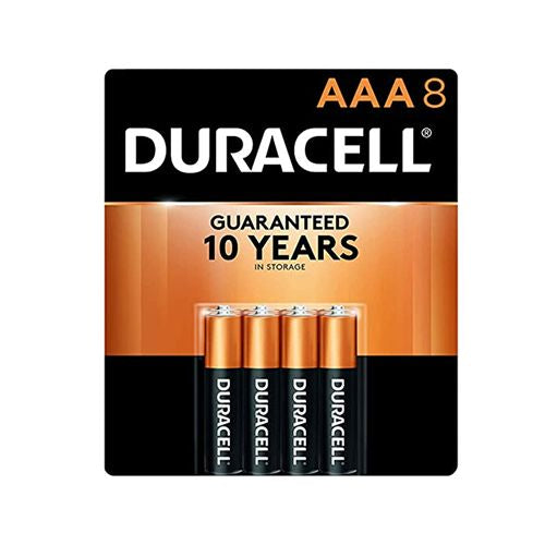 Duracell Coppertop AAA Battery with POWER BOOST™  8 Pack Long-Lasting Batteries
