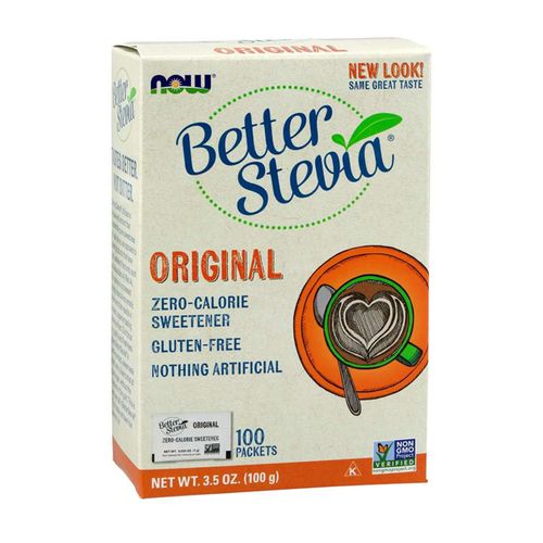 NOW Foods Stevia Extract Packets TwinPack