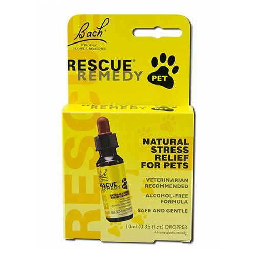 Bach Rescue Remedy Pet Natural Anxiety & Stress Relief  10 mL Dropper