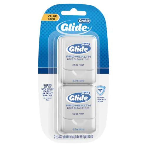 Oral-B Glide Pro-Health Comfort Plus Dental Floss  Extra Soft  Value 2 Pack (40m Each)